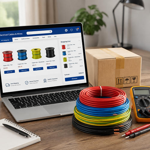 سفارش اینترنتی سیم و کابل